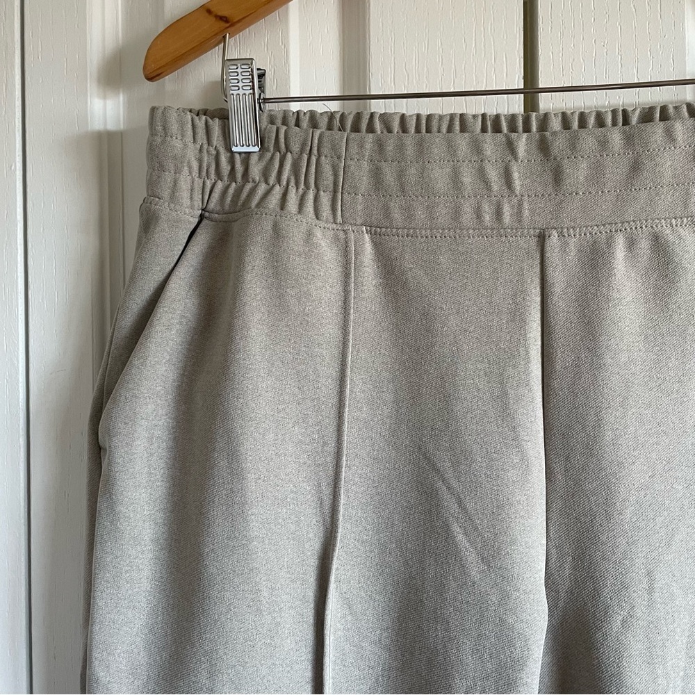 Mondetta Pull on Pintuck Pants Women’s XL Beige Straight Comfort Casual Lounge - Picture 5 of 15